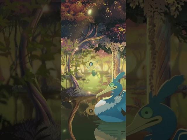 The Celebi EX card animation is so calming #pokemontcg