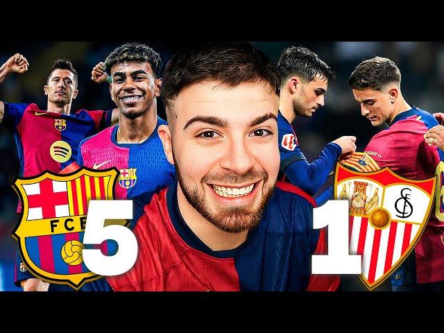 LA COBRA REACCIONA A LA GOLEADA DE BARCELONA 5-1 SEVILLA ¿SON EL MEJOR EQUIPO DE EUROPA? VOLVIÓ GAVI