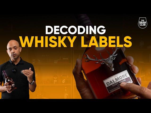 How to Read A Whisky Label  for Beginners? What all information can be found on a Whisky Bottle !