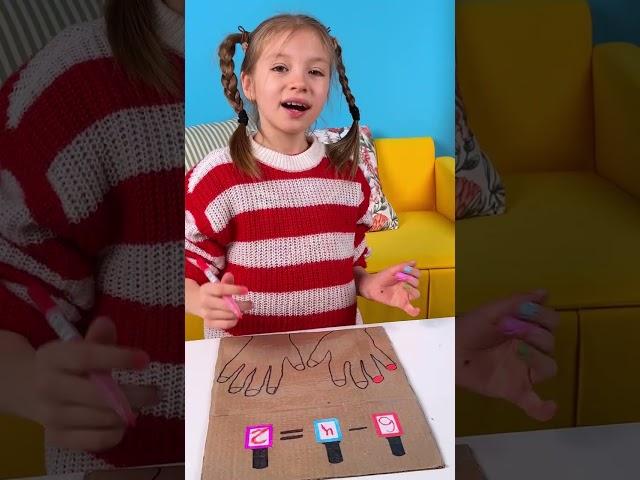Paint the Nails and Learn to Count!  #math #DIY #kidsfun