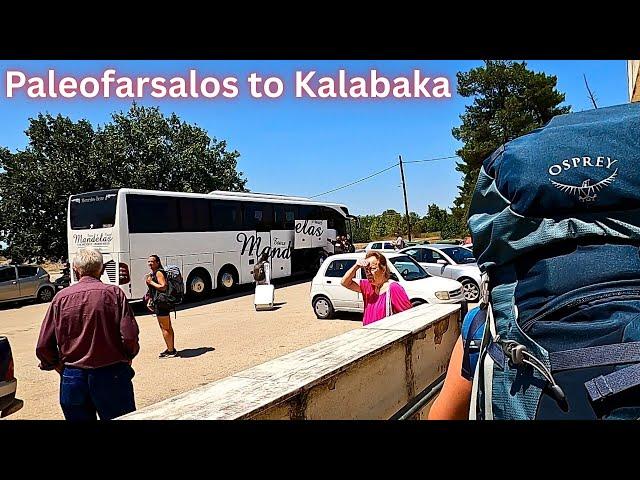 Paleofarsalos to Kalabaka - Train & Bus Travel in the Greek Countryside