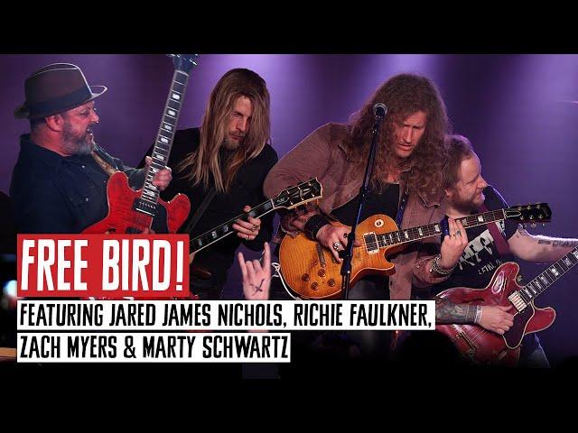 Free Bird! Jared James Nichols, Richie Faulkner, Zach Myers & Marty Schwartz Shred the Skynyrd Jam