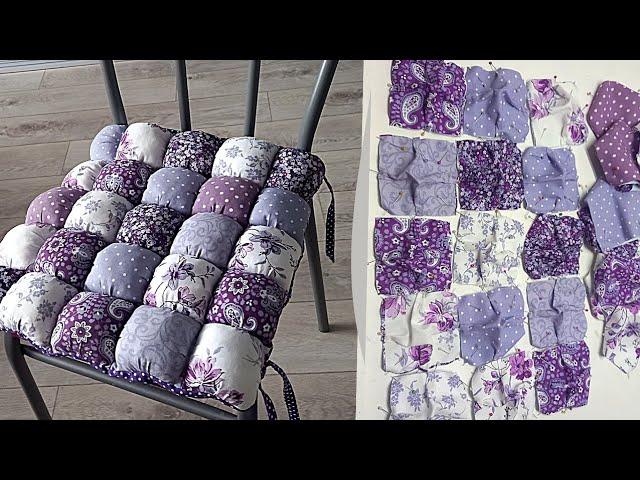 Chair cushion. Easy way, beautiful result