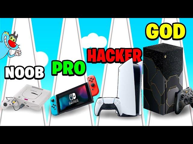 NOOB vs PRO vs HACKER | In Console Evolution | With Oggy And Jack | Rock Indian Gamer |