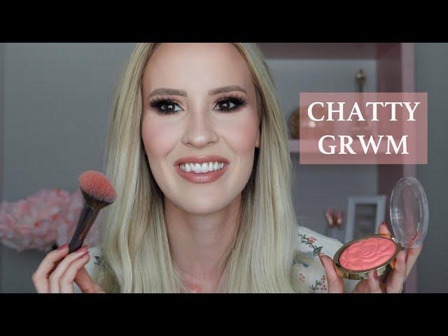 Chatty GRWM | Gold Smokey Eyes and Nude Lips