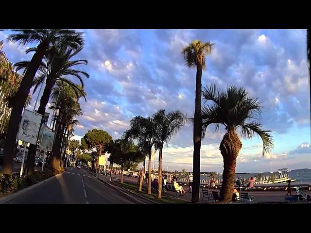 Cannes beach promenade