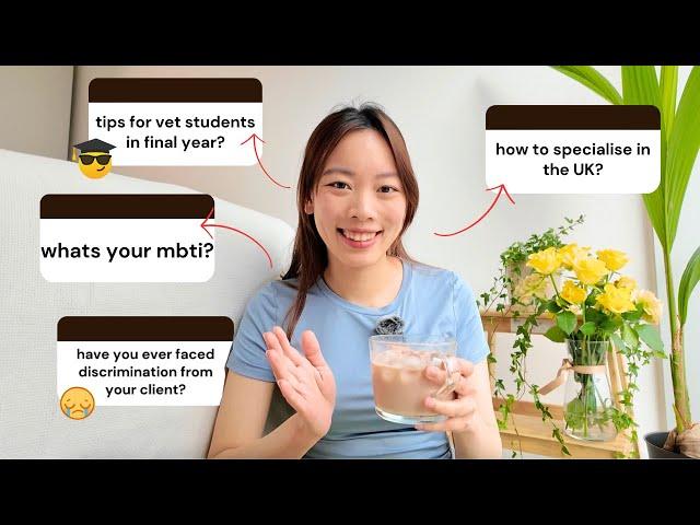 25k Q&A: tips for final year students, how to specialise, vet career goals?