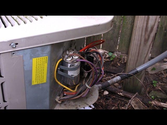 AC Compressor Not working-(WARNING DISCHARGE CAPACITOR BEFORE WORKING ON IT) Quick Fix