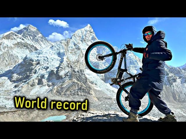 FINAL️WORLD RECORD️Conquering Everest️What Electric FatBike is capable of in the MOUNTAINS Part6