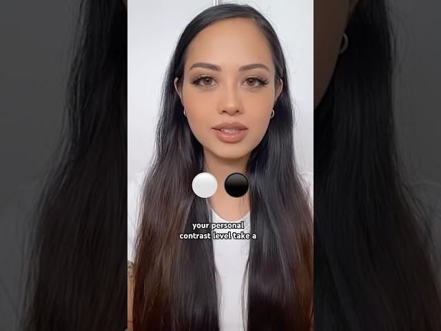 How to find your CONTRAST level for face & makeup PT.2  #contrastlevel #makeup #makeupshorts