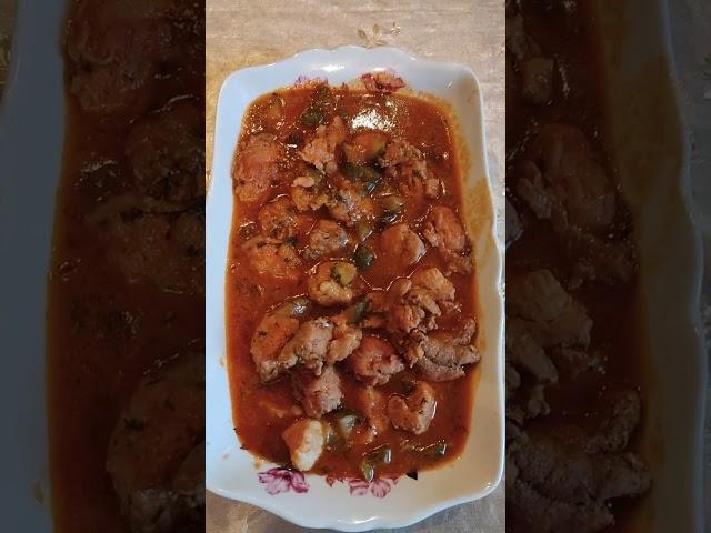 Свинина с мариноваными огурцами