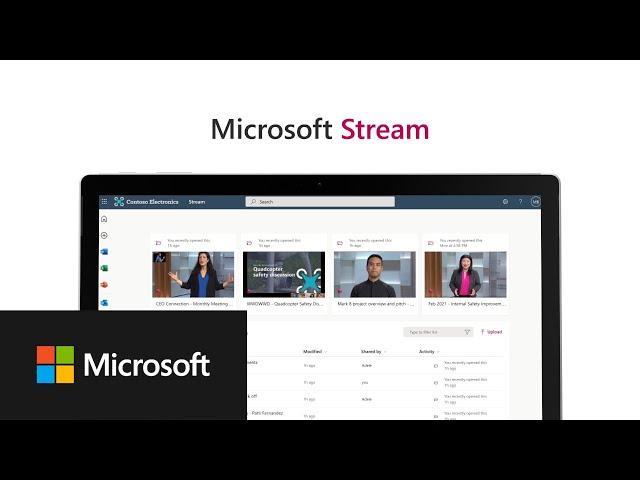 What can you do with Microsoft Stream?