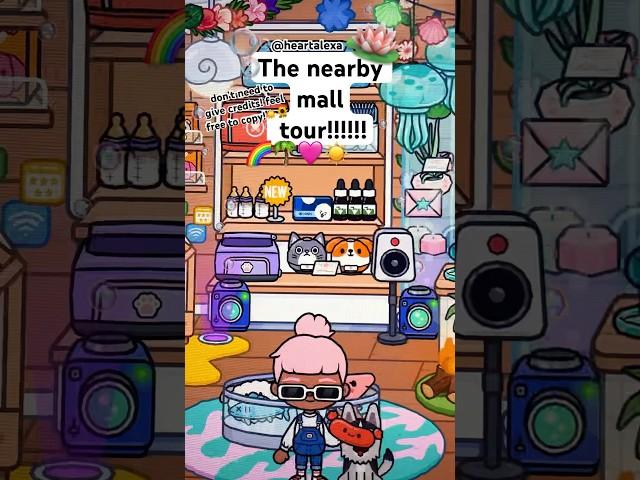 The nearby mall tour!🫧 #toca (pet shop and backery)