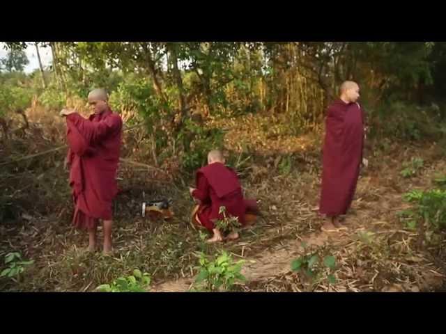 上座部佛教《入村托缽》