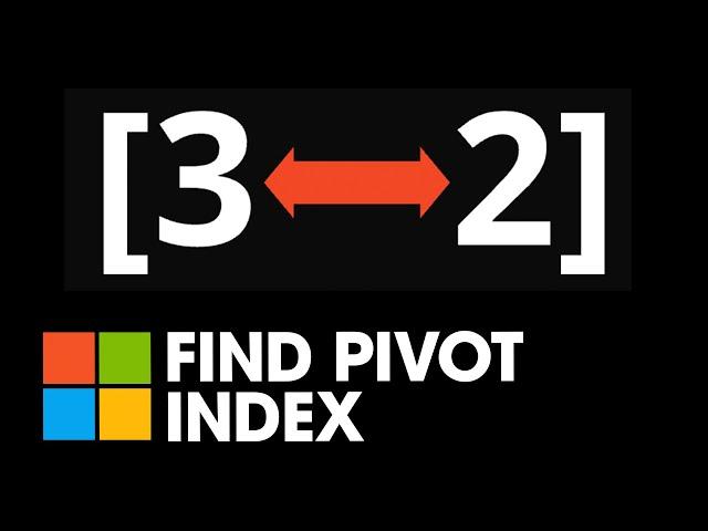 Find Pivot Index - 742. LeetCode - Java