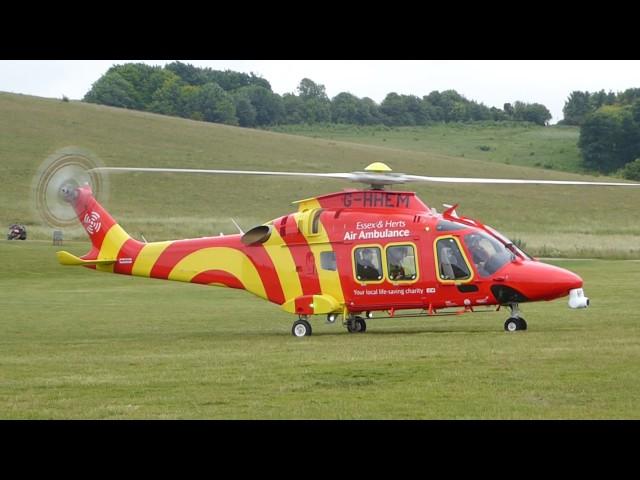 Essex and Herts New Air Ambulance Comes to the Heath