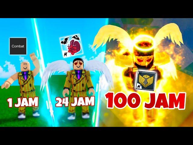 100 JAM Menjadi KIZARU Noob to Pro Blox Fruits