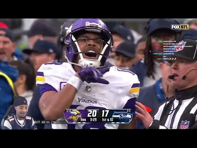 FlightReacts To Minnesota Vikings vs. Seattle Seahawks | 2024 Week 16 Game Highlights