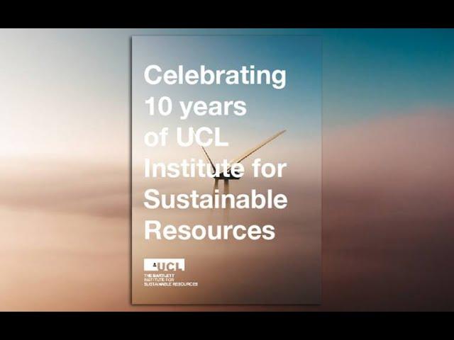 What does the future of Sustianable Resources look like? Celebrating 10 years of ISR