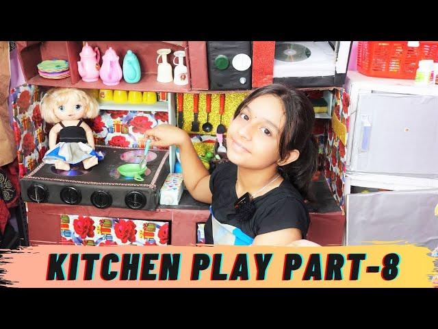 Kitchen Play Part -8| cooking game | Alice ki school routine| #Learnwithpriyanshi