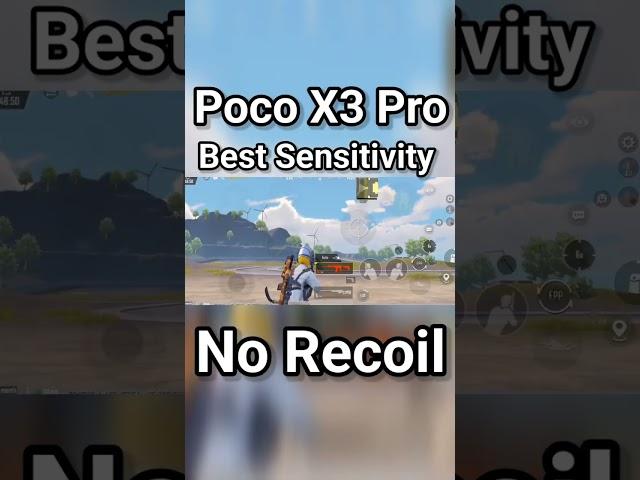 New Best Poco X3 Pro Pubg Sensitivity Settings | No Recoil | Pubg Mobile #pocox3pro #shorts