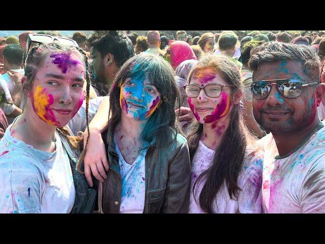 A Walk in Paris 4K France I I Indian HoliFestival 15 Mai 2023| Rojin in Wanderland (happy holi)