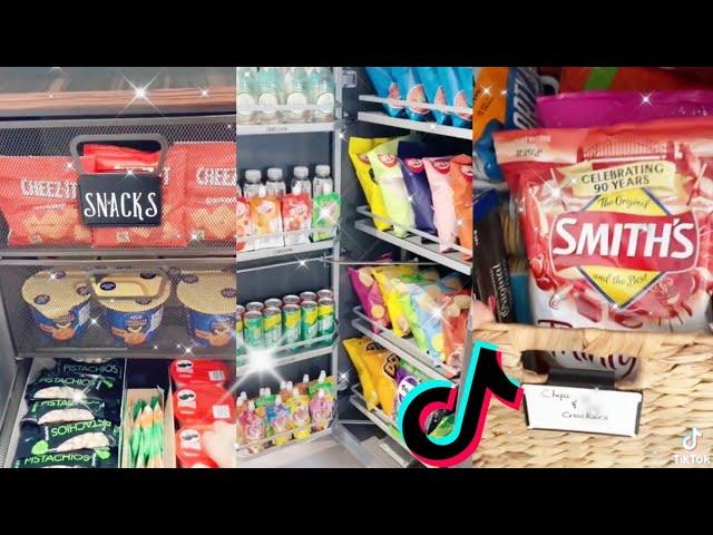 satisfying snack refill and restock tiktok compilation