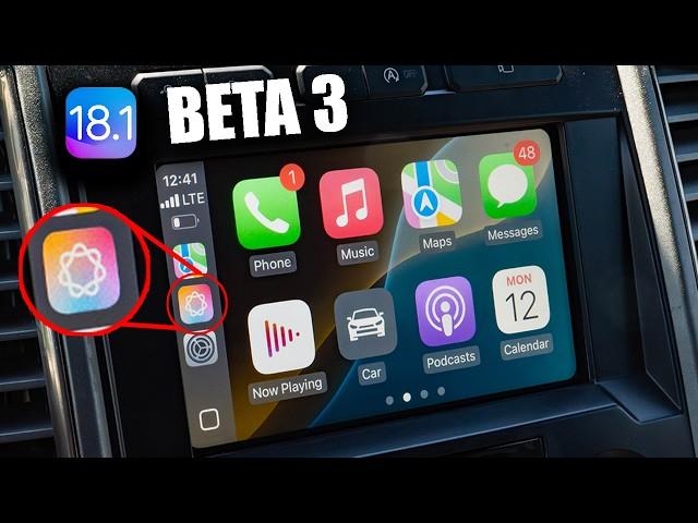 iOS 18.1 - New Apple CarPlay Features