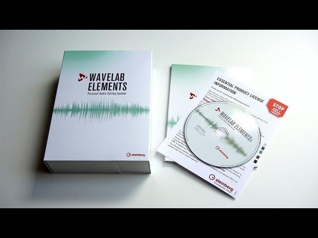 Steinberg WaveLab Elements 9.X • Quick Unboxing