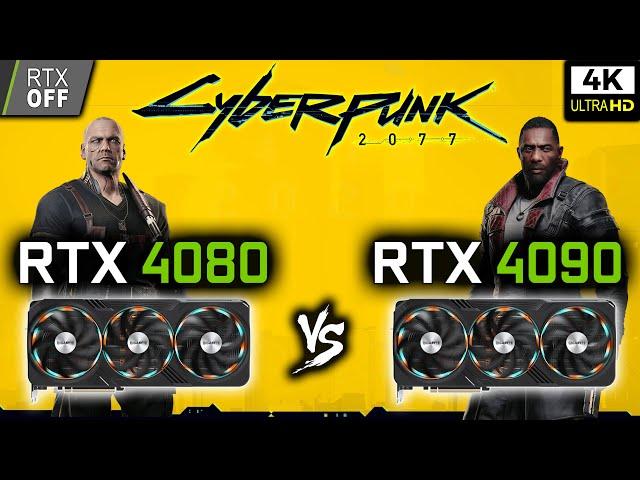 RTX 4080 vs RTX 4090 in Cyberpunk 2077 | 4K Benchmark