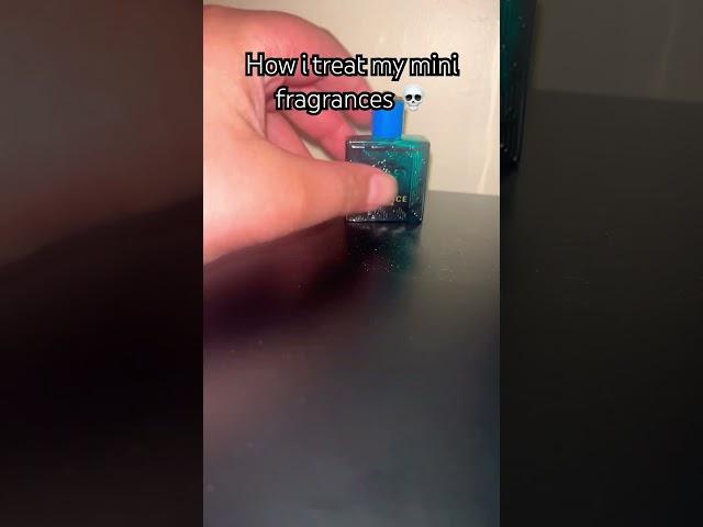 How I treat my mini fragrance #fragrancecollector #edit #fragance