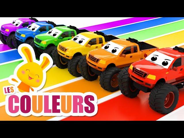 Learn colors with Cars - Planes Bus Motocycles