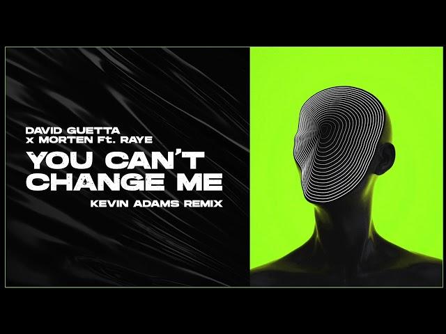 DAVID GUETTA x MORTEN Ft. RAYE - You Can't Change Me (Kevin Adams Remix)