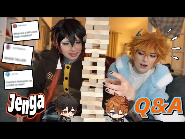 JENGA Q&A WITH @Nao2.1 as Tartaglia and Zhongli