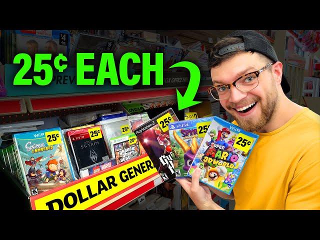 Underpriced Video Games at the Dollar Store!