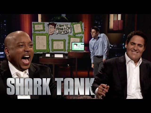 I Want To Draw a Cat For You Is The Best Pitch Ever! | Shark Tank US | Shark Tank Global