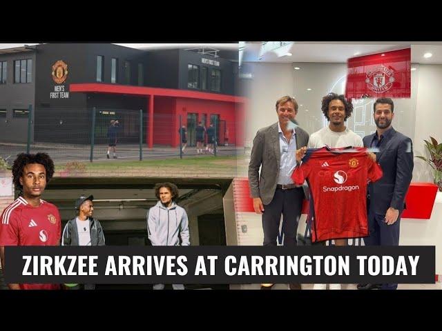 WOW!! Zirkzee SET for official Manchester United unveiling at Carrington after passing medical...