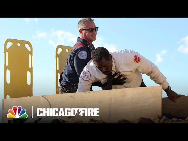 Boden and Squad 3 Rescue a Boy at the Beach | NBC’s Chicago Fire