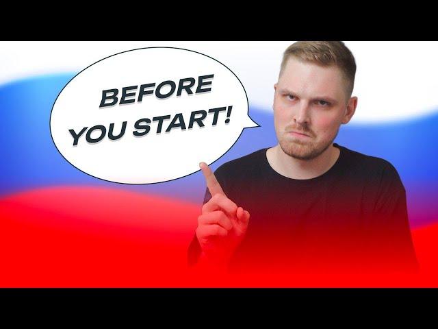 Planning to learn Russian? Watch this first!