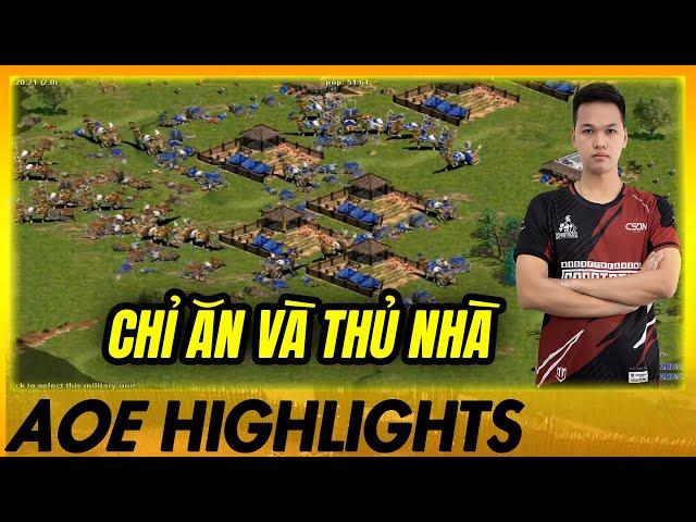 Không ăn được con dân nào? Chim Sẻ Đi Nắng vẫn có thể thắng? | AoE Highlights #aoe