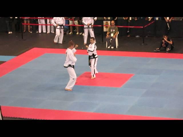 Mark Trotter & Carl Van Roon - Pre-arranged Sparring - 2013 ITF World Championships - Benidorm Spain