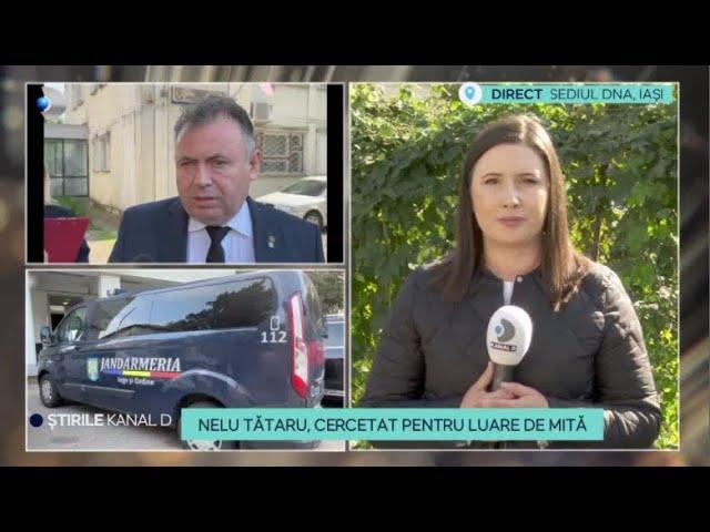 Stirile Kanal D - Nelu Tataru, cercetat pentru luare de mita! | Editie de pranz