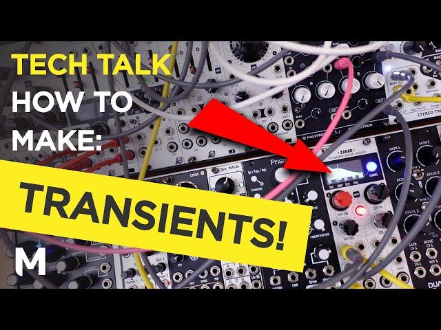 My sounds changed when I discovered transients! – Eurorack sound design ep2