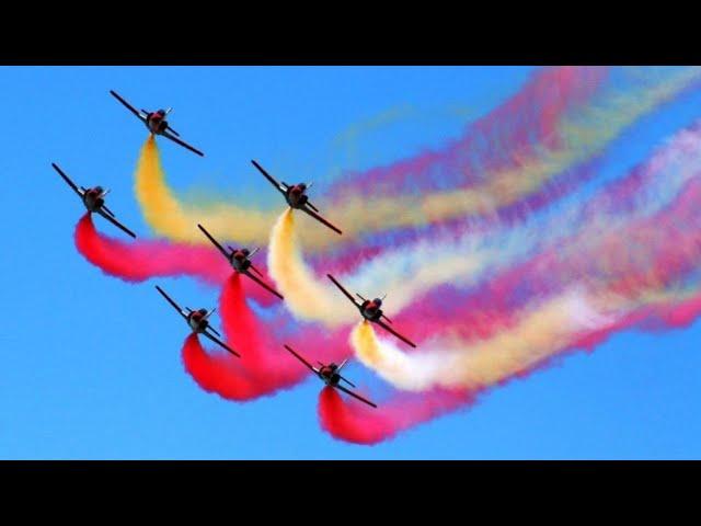 La Patrulla Águila, los Acróbatas del Ejército del Aire.