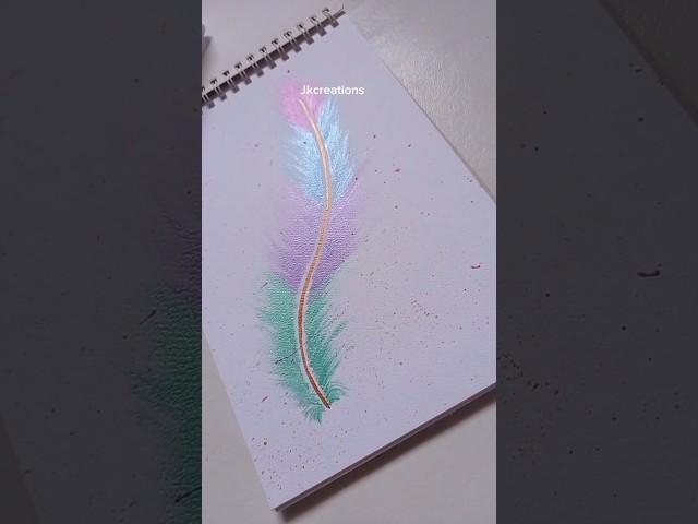 Feather painting #painting #shorts #art #tutorial