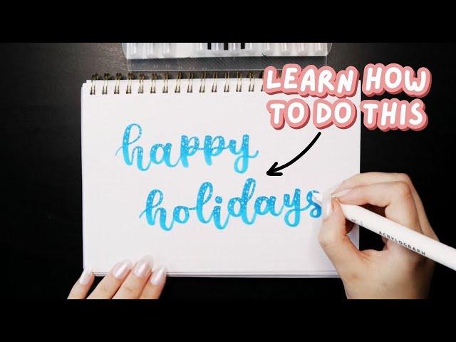 5 Christmas Lettering Ideas  | LETTERING & CALLIGRAPHY IDEAS