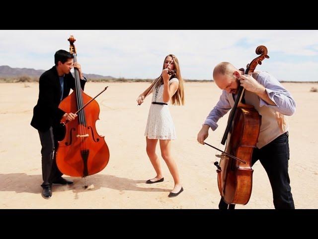 Rolling in the Deep - Adele (violin/cello/bass cover) - Simply Three