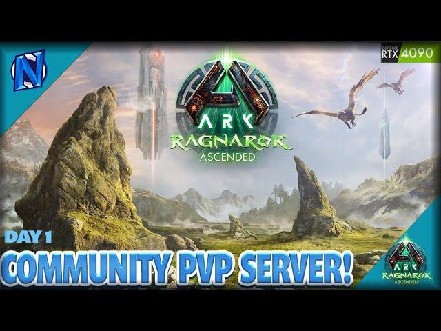 RAGNAROK Pvp Server  Day 1 | Ark Survival Ascended No mods