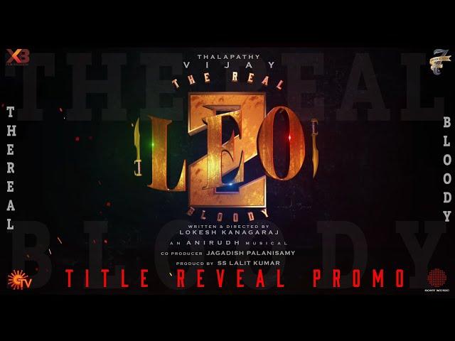 LEO 2 OFFICIAL TITLE TEASER| Thalapathy Vijay | Lokesh kanagaraj | Editing by VISHVA|