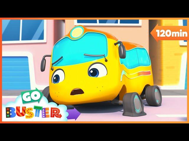  How to Swap Tires!  | Go Learn With Buster | Videos for Kids